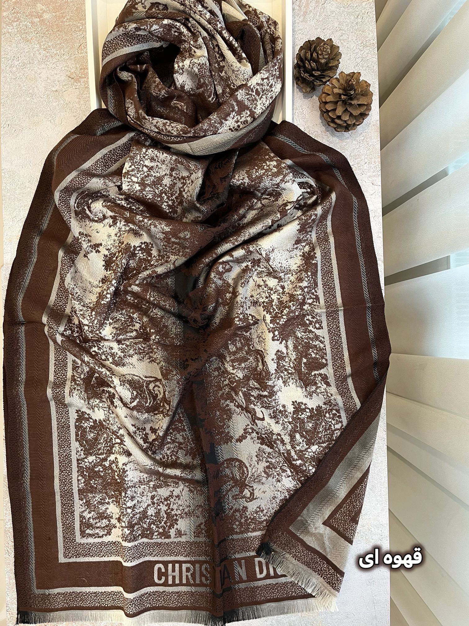 شال کشمیر ابریشم