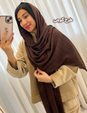 شال قهوه ای سوخته مارک (۴ فصل)