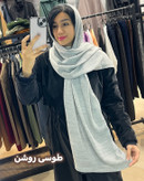 شال بافت زنانه ساده