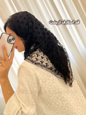 اسکارف تورمخمل مشکی